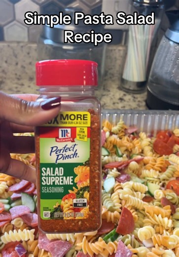 Simple Tri-Color Pasta Salad Recipe to Try