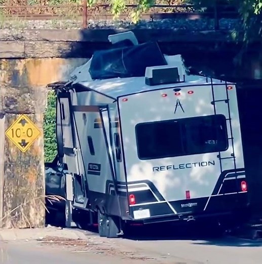 Grand Design RV Impact Damage | Consumer Shares Bridge Accident