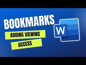 How to Add Bookmarks in Microsoft Word