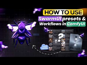 How to Use SwarmUI Presets & Workflows in ComfyUI + Custom Model Paths Setup for ComfyUI & SwarmUI