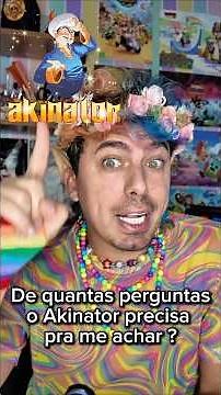 How many questions does Akinator need to ask to find Coloridinho? ✨🌈🤔🧞‍♂️ #akinator