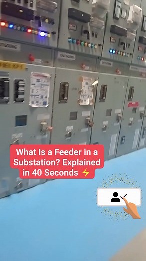 What Is a Feeder in a Substation? Explained in 40 Seconds ⚡ #Feeder #Substation #ElectricalEngineering #HighVoltage #RelayProtection #SCADA #PowerSystem | Er Muhammad Miyaji