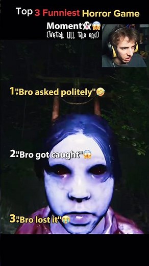 Top 3 Funniest Horror Game Moments 💀 (BRO LOST IT)