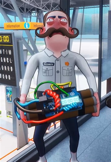 A New Co-op Game you need to try with friends! (Totally Secure Airport) #steamgames #coopgames #pcgaming #fyp #totallysecureairport