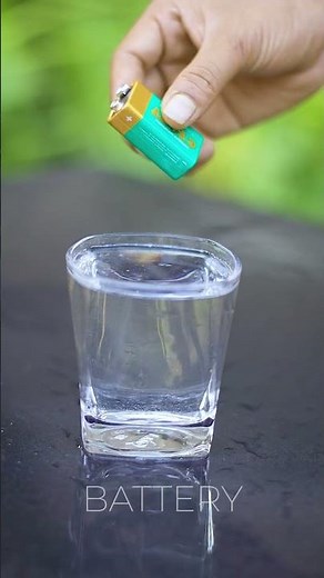 Simple Battery Experiment #Shorts