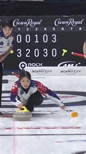 9.7K views · 71 reactions | Team Gim came out with a real strong performance today, beating Team Yoshimura 12-4 in just six ends, finishing it off with this four-spot to lead to handshakes! | Grand Slam of Curling | Facebook