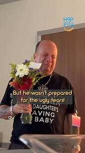 1.3M views · 23K reactions | Grandpa bawled ugly tears meeting his newborn grandson for the first time - all for the most adorable reason ❤️ | Happily | Facebook