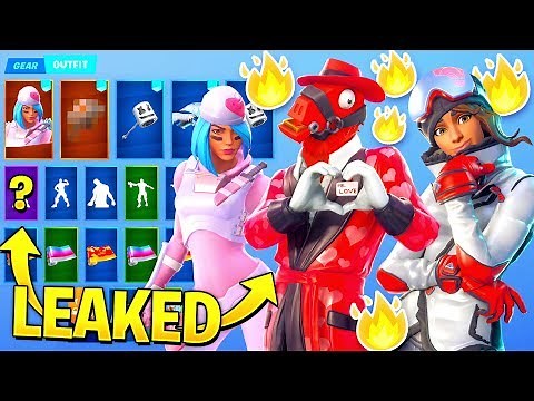 *NEW* LEAKED Fortnite Skins & Unlockable Styles..!! (Onesie Styles, Valentines Event)