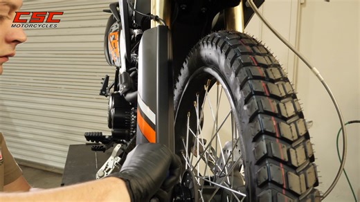 Stick a fork in it! Building your Bike-In-A-Box is easy. Follow the simple instructional videos and It's Done! https://cscmotorcycles.com/2025-tt250-enduro-bike-in-a-box/ | CSC Motorcycles
