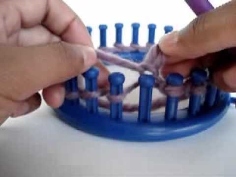 How to do the Purl Stitch on a Knitting Loom
