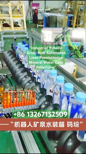"Industrial Robotic Arms: How Automated Lines Revolutionize Mineral Water Case Palletizing"#robotics
