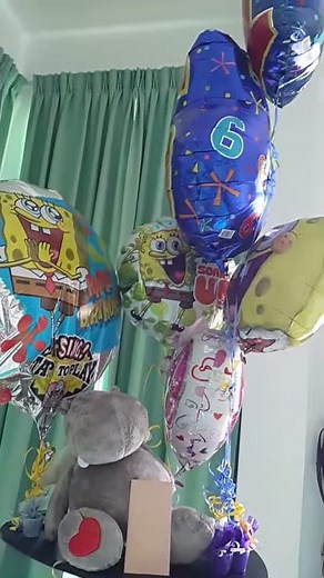 balloon spongebob sings happy birthday
