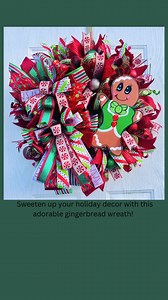  Sweeten up your holiday decor with this adorable gingerbread...