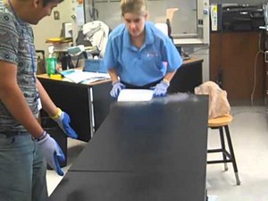 Newton's First Law Demonstration in Physics Class