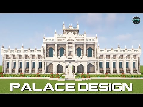 Building a QUARTZ PALACE In Minecraft - TUTORIAL