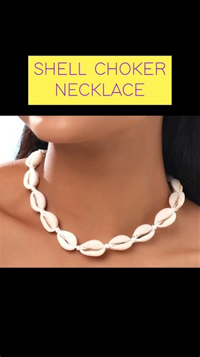 HOW TO MAKE SHELL CHOKER NECKLACE AT HOME BEACH WEAR NECKLACE ACCESSORIES