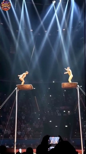 🔥🤸 Dangerous Circus Stunt That Shocked Everyone 😱 ! Tha Russian circus 🎪🤡#shorts #trending
