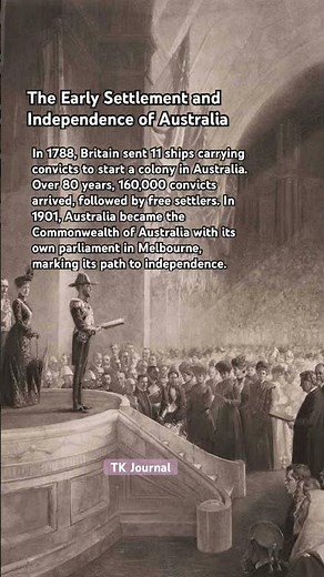 The Early Settlement and Independence of Australia 📖🧙‍♂️🌎