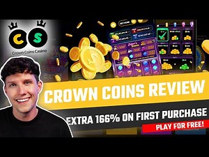 Crown Coins Casino Review | Get a 166% SC Bonus!