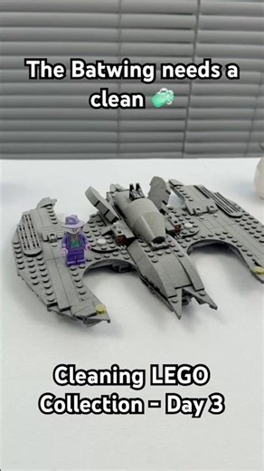 Satisfying LEGO Batwing Restoration 🧹 | Day 3 #asmr #lego #satisfying