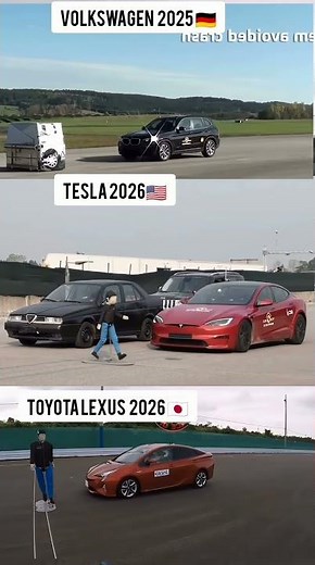 Smart AI Braking Battle: Which 2026 Car Saves the Pedestrian? (Tesla vs. Lexus vs. VW)