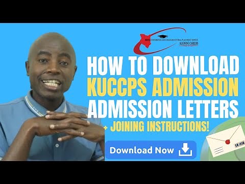 How to download your KUCCPS student portal admission letters easily