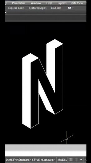 Turning N into 3D | AutoCAD Isometric