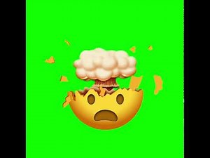 Emoji - Green Screen - Pantalla Verde || Exploding Head - Cabeza explosiva