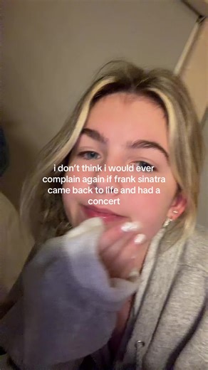 can we make this happen i’m desperate #franksinatra #concert