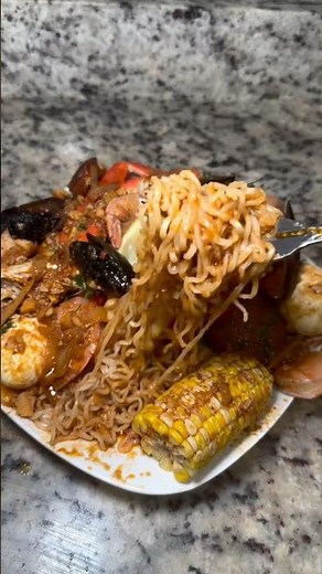 Seafood Boil Platter Gone CRAZY! 🦀