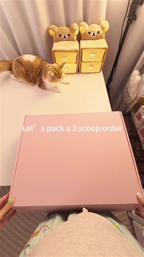 Hi Kaitlyn, this is your order packing video, hope you like it!💕💕#luckyscoop #mysteryscoop #asmr #packingorders #mysterybox