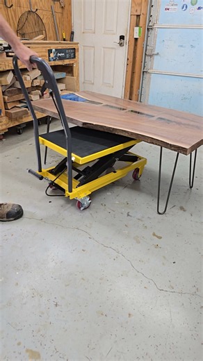 Heavy Duty Hydraulic Lift Table Cart