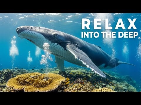 Deep Ocean Relaxation 🌊 Cinematic Underwater World | Calm Music for Stress Relief & Sleep