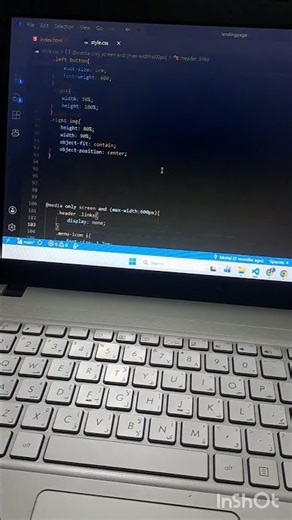 Beautiful Landing Page using html css javascript