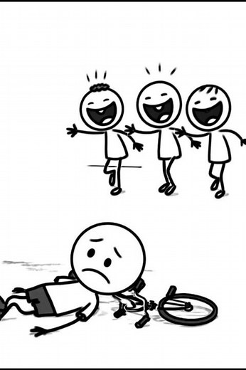 Never Give Up! 🚲 Stick Figure Boy Learns to Ride a Bike | Stick Figure Shorts animation