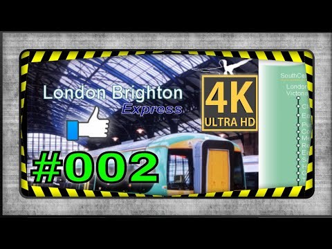 Microsoft Train Simulator Gameplay 4K – 002 – London Brighton Express - Introductory Train Ride 2/2
