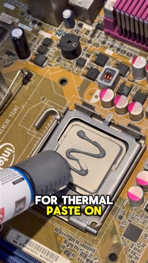 I tested the "Snake" Thermal Paste Pattern... (SHOCKING) 😱 #shorts