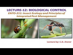 ENTO -211 Lecture 12: Biological Control (I)