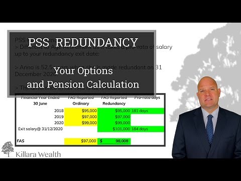 PSS Redundancy - Your Options and Pension Calculation