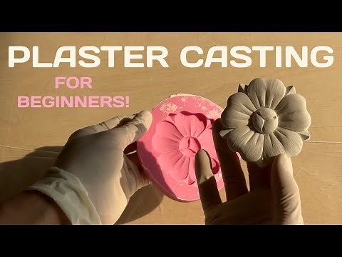 Plaster Casting Using A Silicone Mold - For Beginners!