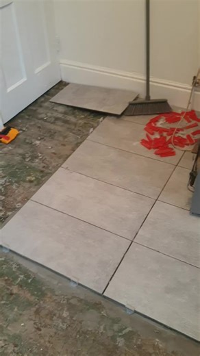 Tiling Project In Progress: A Renovation Journey
