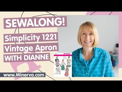 Minerva Sew-Along – Simplicity 1221 Vintage Style Apron