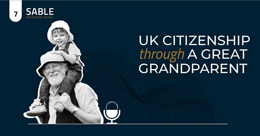 British citizenship through a great-grandparent (Triple descent )