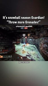 It’s snowball season Guardian! “Throw more Grenades!” It’s the Dawning! Let’s throw on Ashen wake in Momentum and throw Fiery snowballs at the Opponents as intimidating Penguins! | Destiny 2 Memes