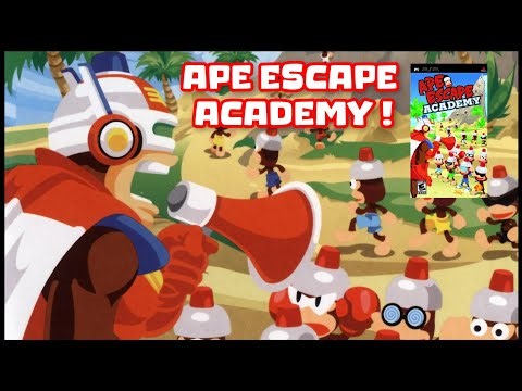 Ape Escape Academy Gameplay PS5, PS4, PSP video game #apeescape #psp #gaming