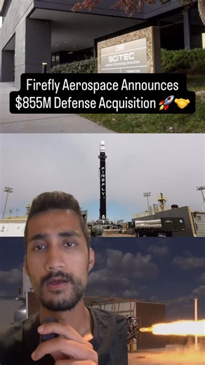 2.7K views · 124 reactions | Firefly Aerospace Announces $855M...