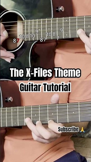 The X-Files Theme on guitar - The Truth Is Out There