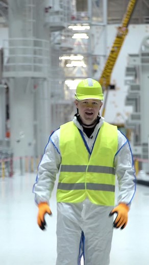 Inside a nuclear fusion reactor! #nuclear #engineering #loveconstruction #building #energy #infrastructure #fyp