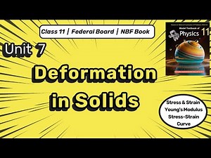 Deformation of Solids | Stress & Strain, Young's Modulus, Stress-Strain Curve | Class 11 Physics NBF