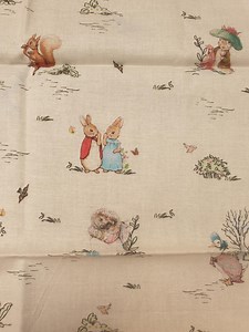 Peter Rabbit Characters Fabric UK 100% Cotton Material Fat Quarter Patchwork Wild Animals Jemima Puddle-duck Benjamin Bunny Squirrel Nutkin - Etsy